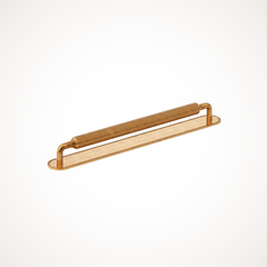 Barwick | Ridged Appliance Pull with Backplate