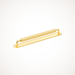 Barwick | Ridged Appliance Pull with Backplate