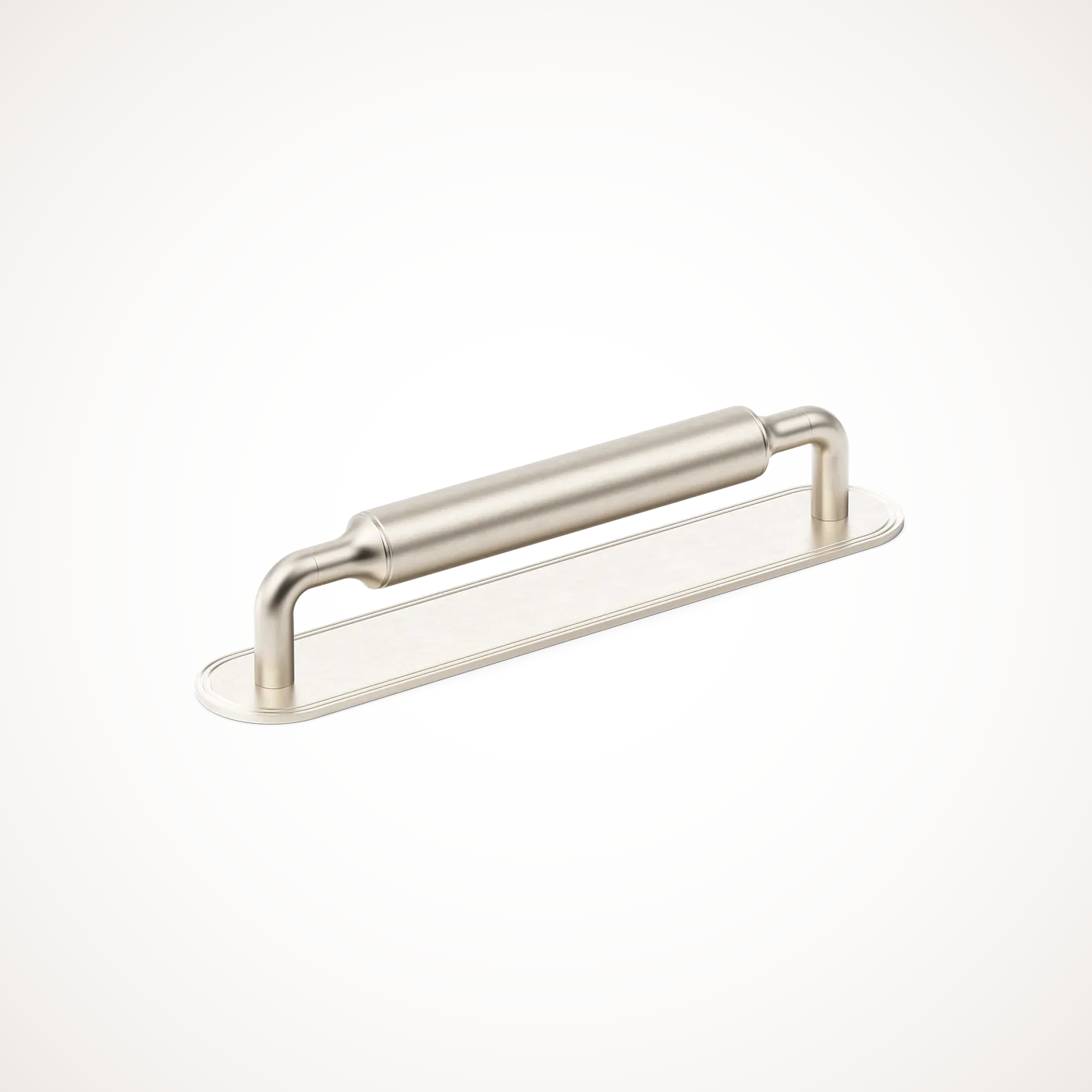 Barwick | Plain Cabinet Handle with Backplate
