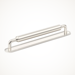 Barwick-Slim | Plain Cabinet Handle with Backplate