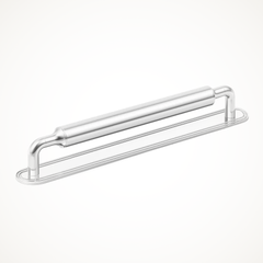 Barwick-Slim | Plain Cabinet Handle with Backplate