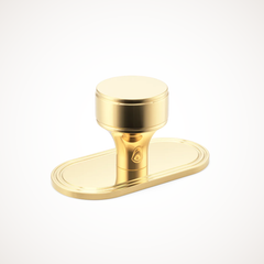 Barwick | Plain Cabinet Knob with Backplate