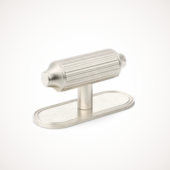 Barwick | Ridged T-Bar Handle with Backplate