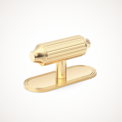 Barwick | Ridged T-Bar Handle with Backplate