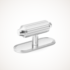 Barwick | Ridged T-Bar Handle with Backplate
