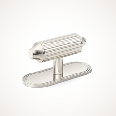 Barwick | Ridged T-Bar Handle with Backplate
