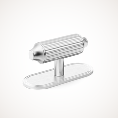 Barwick | Ridged T-Bar Handle with Backplate