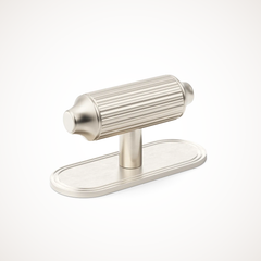Barwick | Ridged T-Bar Handle with Backplate