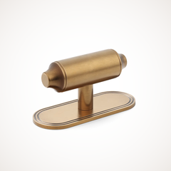 Barwick | Plain T-Bar Handle with Backplate
