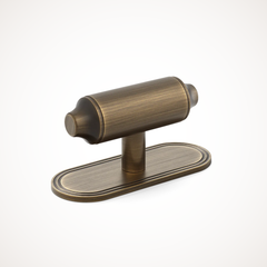 Barwick | Plain T-Bar Handle with Backplate