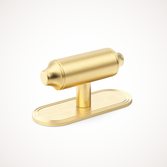 Barwick | Plain T-Bar Handle with Backplate