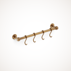 Cotswold | Brass Pot Rail and S Hooks
