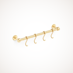 Cotswold | Brass Pot Rail and S Hooks