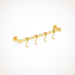 Cotswold | Brass Pot Rail and S Hooks