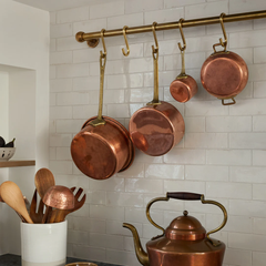 Cotswold | Brass Pot Rail and S Hooks
