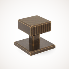 Digbeth | Ridged Cabinet Knob with Backplate