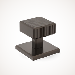 Digbeth | Ridged Cabinet Knob with Backplate