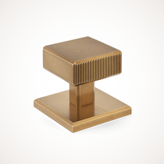 Digbeth | Ridged Cabinet Knob with Backplate