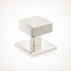 Digbeth | Ridged Cabinet Knob with Backplate
