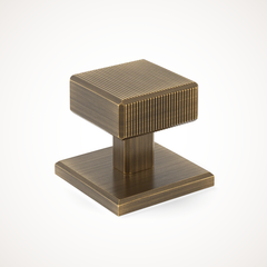 Digbeth | Ridged Cabinet Knob with Backplate