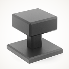 Digbeth | Plain Cabinet Knob with Backplate