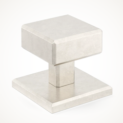 Digbeth | Plain Cabinet Knob with Backplate