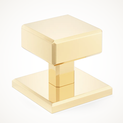 Digbeth | Plain Cabinet Knob with Backplate