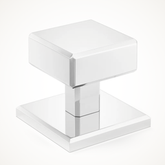 Digbeth | Plain Cabinet Knob with Backplate