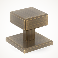 Digbeth | Plain Cabinet Knob with Backplate