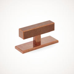 Digbeth | Ridged T-Bar Handle with Backplate