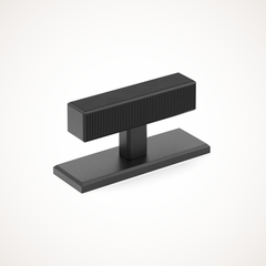 Digbeth | Ridged T-Bar Handle with Backplate