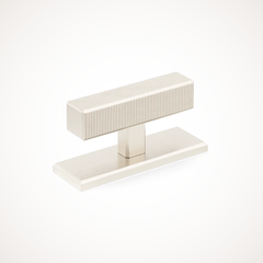 Digbeth | Ridged T-Bar Handle with Backplate