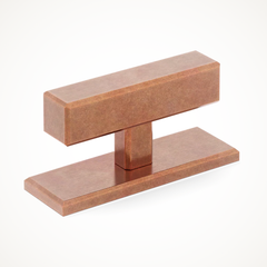 Digbeth | Plain T-Bar Handle with Backplate