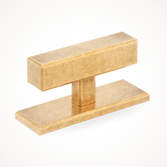 Digbeth | Plain T-Bar Handle with Backplate