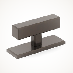 Digbeth | Plain T-Bar Handle with Backplate