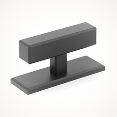 Digbeth | Plain T-Bar Handle with Backplate