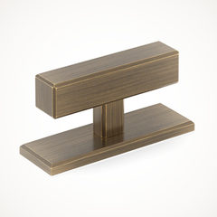 Digbeth | Plain T-Bar Handle with Backplate