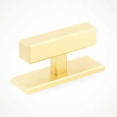 Digbeth | Plain T-Bar Handle with Backplate