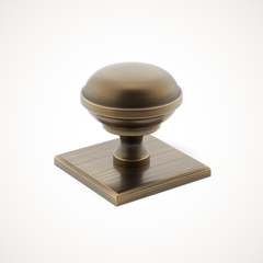 Queslett | Cabinet Knob with Square Backplate