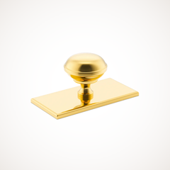 Queslett | Cabinet Knob with Rectangular Backplate