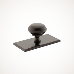 Queslett | Cabinet Knob with Rectangular Backplate