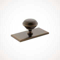 Queslett | Cabinet Knob with Rectangular Backplate