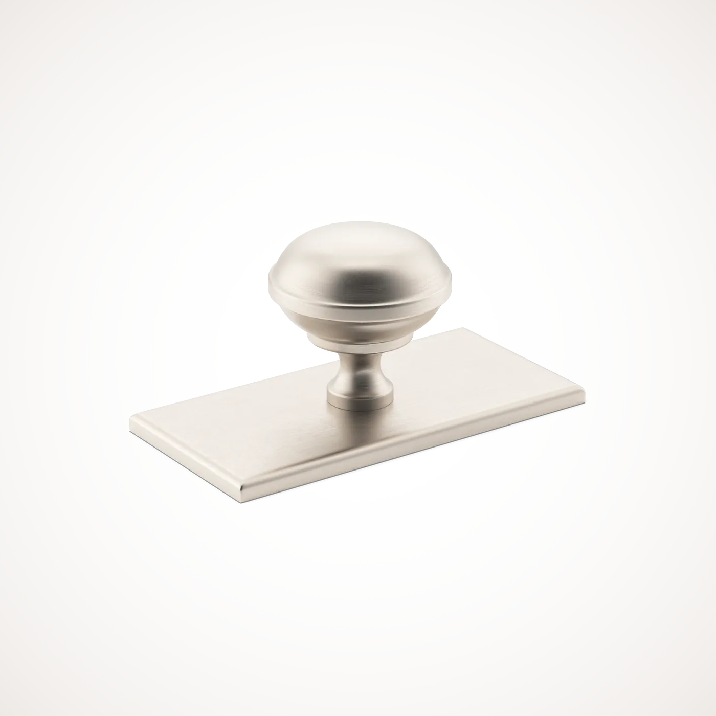 Queslett | Cabinet Knob with Rectangular Backplate