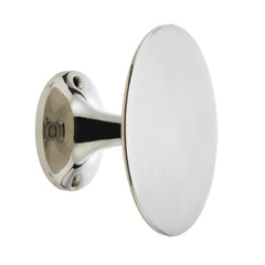 Button Wall Hook, Brass & Silver