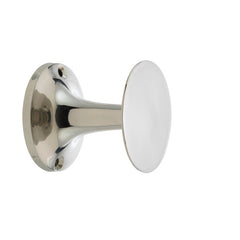 Button Wall Hook, Brass & Silver