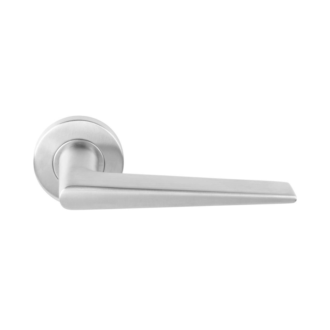 Formani BASICS - LB21 Solid Sprung Door Lever Handle on Rose