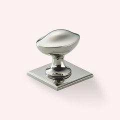 Solid Brass Oval Cabinet Knob 3169