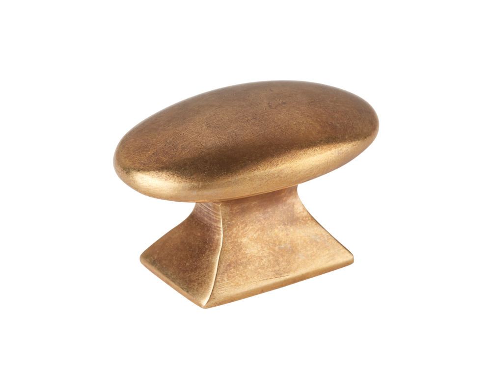 Bournville Solid Brass Oval Cabinet Knob