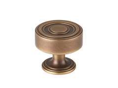 Wagstaffe Solid Brass Round Cabinet Knob