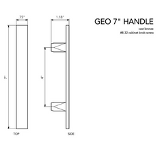 GEO Series 7" Handle.